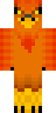 Blazing Phoenix Owl Minecraft skin