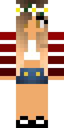 Denim Overall Girl Minecraft skin