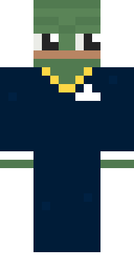 Navy Robe Alien Minecraft skin