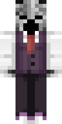 Gray Fox Businessman Minecraft skin
