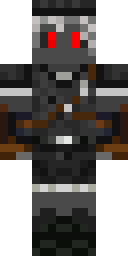 Red Eye Ninja Minecraft skin