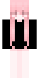 Pink Hair Suit Girl Minecraft skin