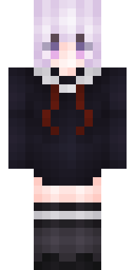 Lavender Goth Girl Minecraft skin