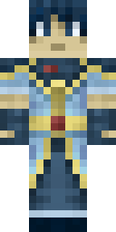 Golden Blue Sorcerer Minecraft skin