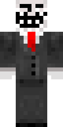 Cursed Trollface Suit Minecraft skin