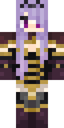 Violet Sorceress Robe Minecraft skin