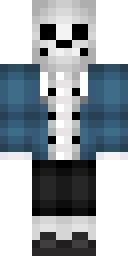 Frosted Skull Hoodie Minecraft skin