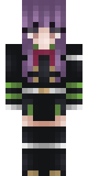 Amethyst Punk Diva Minecraft skin