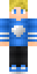 Blue Diamond Hero Minecraft skin