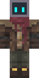 Teal Eyed Mummy Minecraft skin