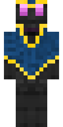 Golden Blue Cloak Minecraft skin