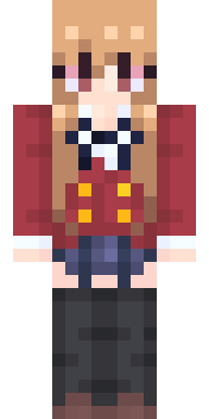 Preppy Anime Schoolgirl Minecraft skin