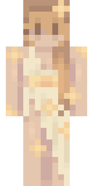 Golden Hair Maiden Minecraft skin