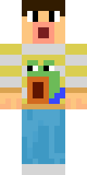 Startled Frog Boy Minecraft skin