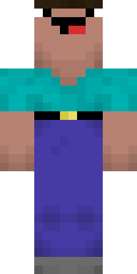 Teal Vest Steve Minecraft skin