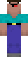 Teal Vest Steve Minecraft skin