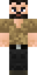 Rugged Desert Warrior Minecraft skin