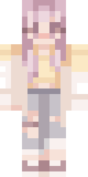 Pastel Blossom Girl Minecraft skin