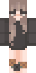 Casual Brunette Girl Minecraft skin