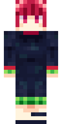Scarlet Anime Rebel Minecraft skin