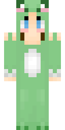 Dino Onesie Girl Minecraft skin
