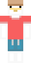 Red Tee Grandpa Minecraft skin