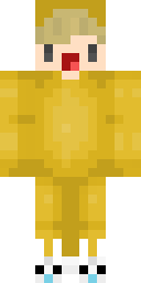 Golden Yellow Onesie Minecraft skin