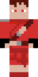 Crimson Sash Warrior Minecraft skin