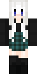 Gothic Schoolgirl Angel Minecraft skin