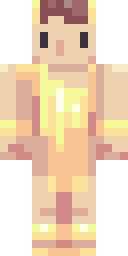 Golden Beach Girl Minecraft skin