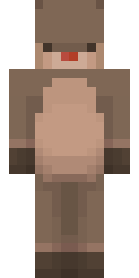 Brown Bear Beast Minecraft skin