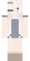 Pale Winter Maiden Minecraft skin