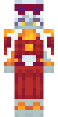 Golden Kitsune Kimono Minecraft skin