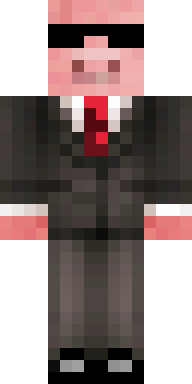 Sharp Red Tie Suit Minecraft skin