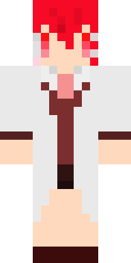 Crimson Hair Prince Minecraft skin