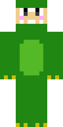 Green Dino Onesie Minecraft skin