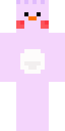 Pink Penguin Onesie Minecraft skin