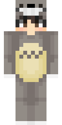 Totoro Hoodie Kid Minecraft skin
