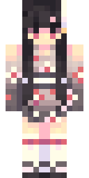Blossom Kimono Girl Minecraft skin