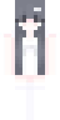 Silver Maiden Dress Minecraft skin