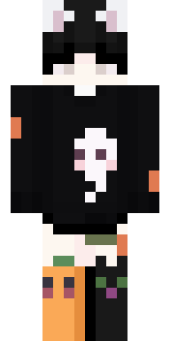 Skull Hoodie Cat Minecraft skin