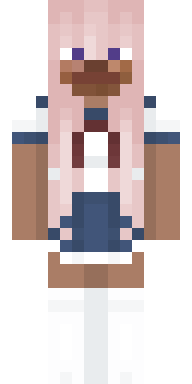 Pink Bow Sweetheart Minecraft skin