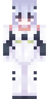 White Bunny Maid Minecraft skin