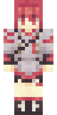 Pink Maid Warrior Minecraft skin