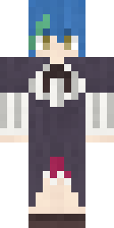 Teal Hair Gentleman Minecraft skin