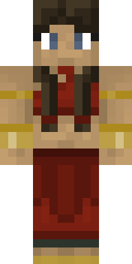 Crimson Fire Prince Minecraft skin