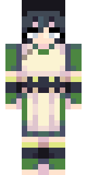 Green Robe Maiden Minecraft skin