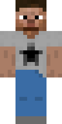 Star Tee Steve Minecraft skin