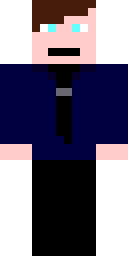 Navy Necktie Man Minecraft skin