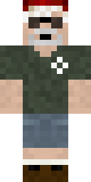 Rugged Green Camper Minecraft skin